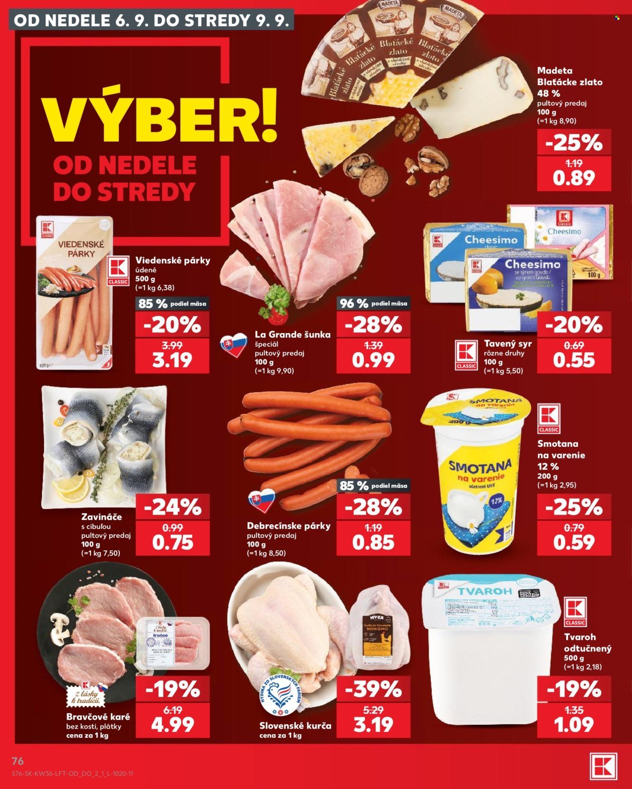 KAUFLAND leták - Od štvrtka 3.9.2026
