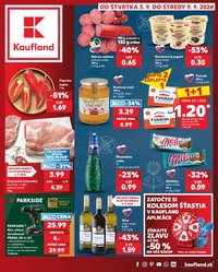 KAUFLAND leták - Od štvrtka 3.9.2026