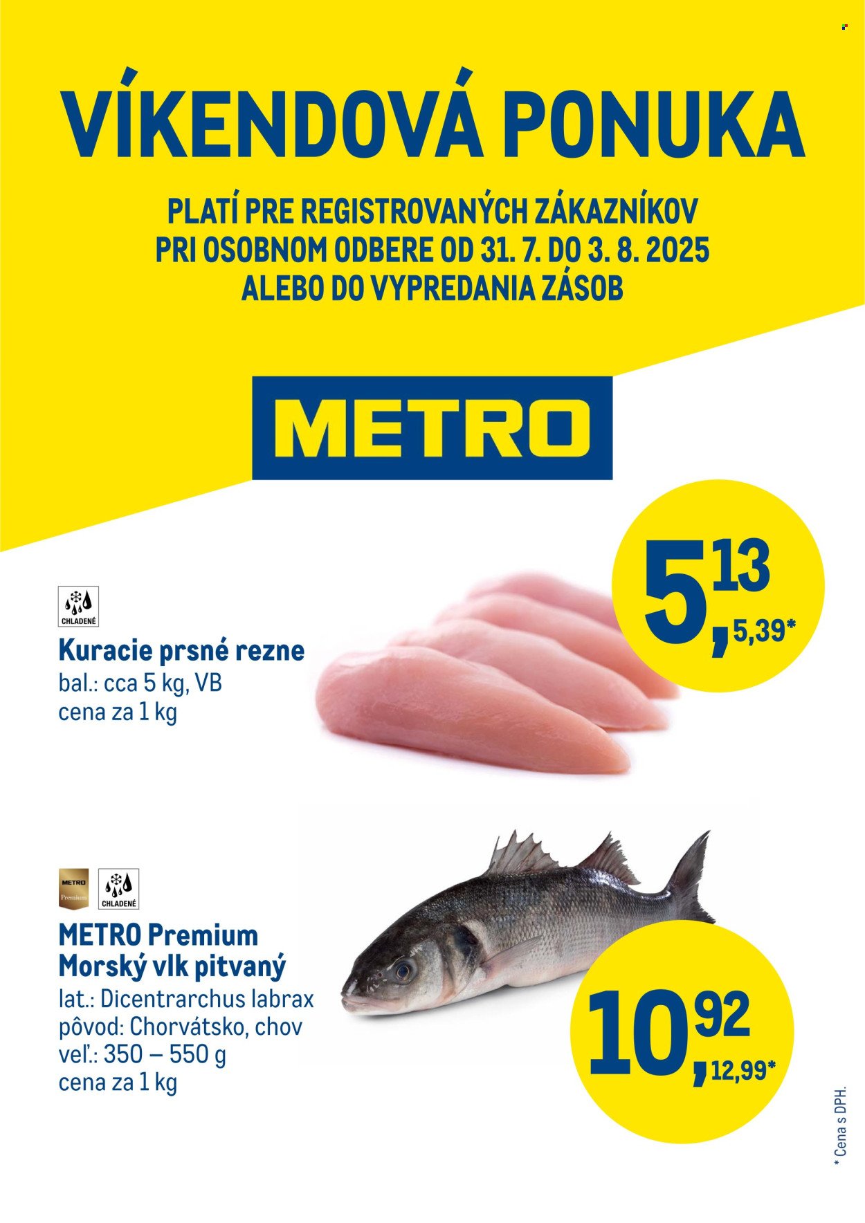 METRO leták - Víkendová ponuka (2025-07-31 - 2025-08-03) | 1
