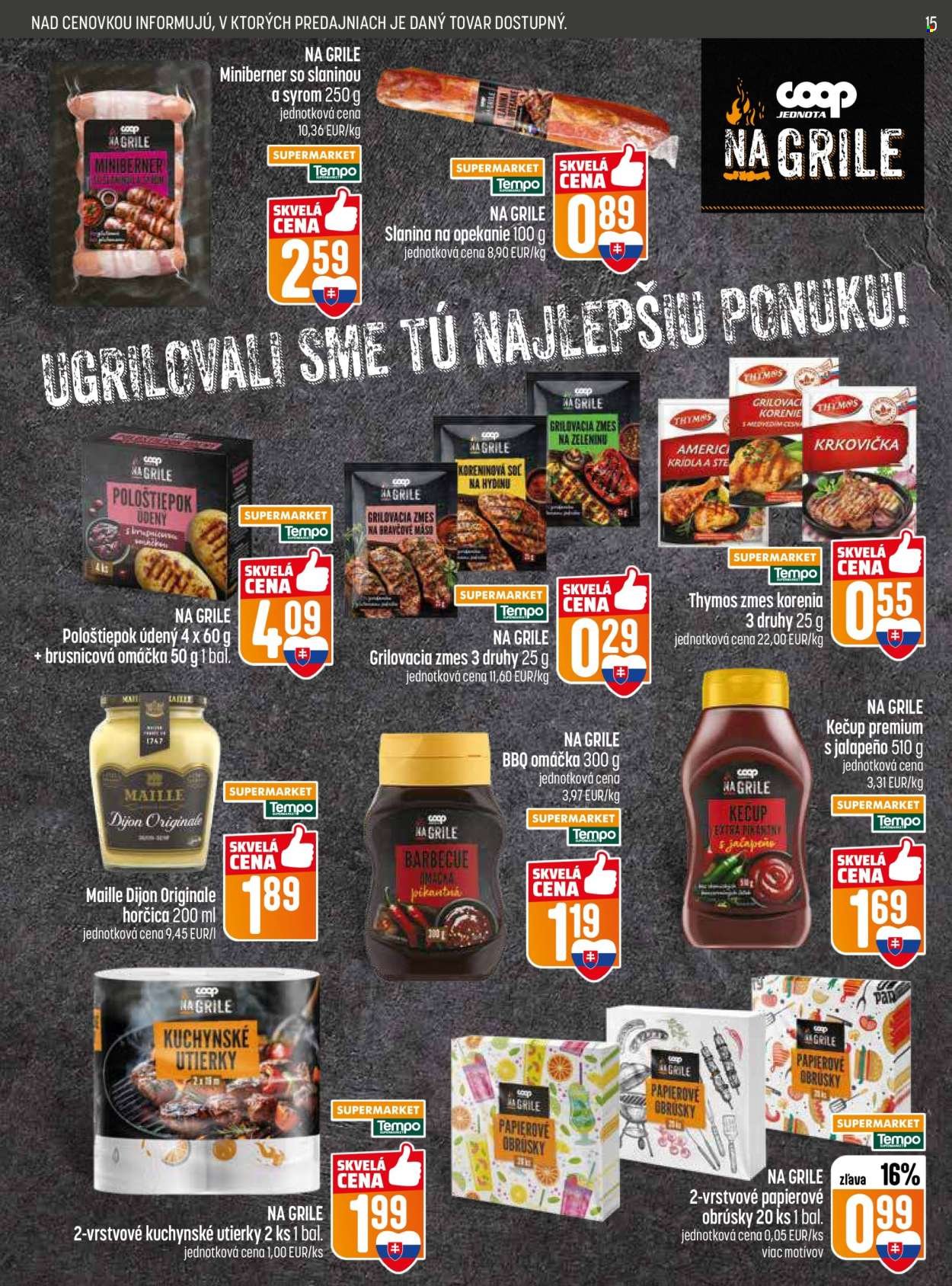 COOP JEDNOTA leták - Od štvrtka 30.4.2026 (2026-04-30 - 2026-05-06) | 15