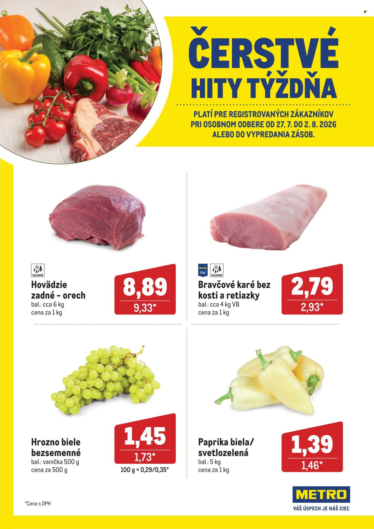 METRO leták - Čerstvé hity týždňa