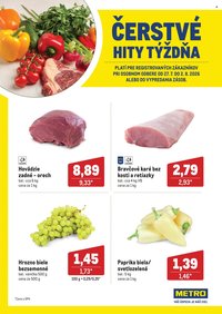 METRO leták - Čerstvé hity týždňa