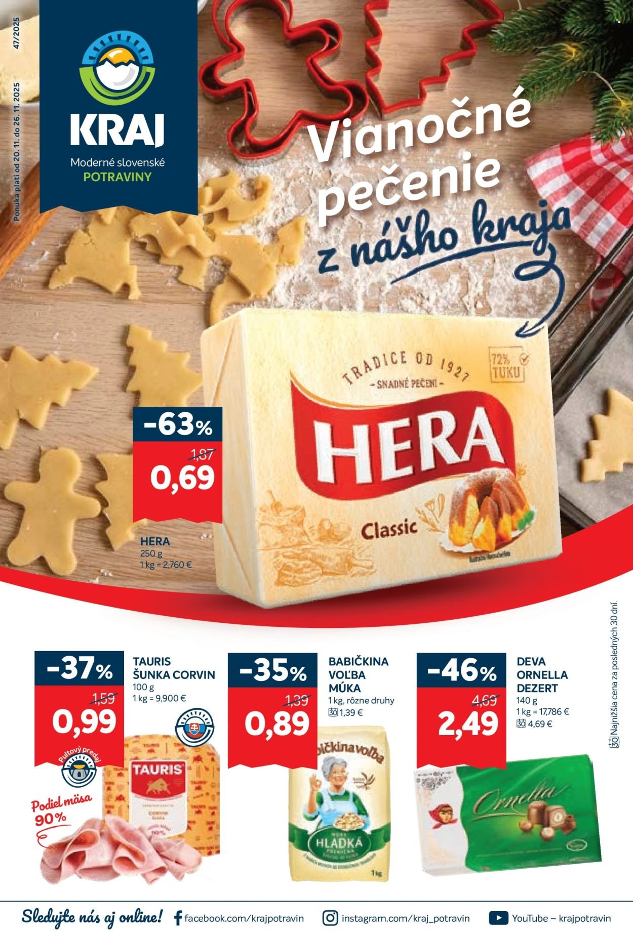 KRAJ leták - Od štvrtka 20.11.2025 (2025-11-20 - 2025-11-26) | 1