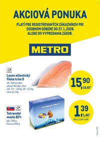 METRO leták - Akciová ponuka (2026-01-22 - 2026-01-27)