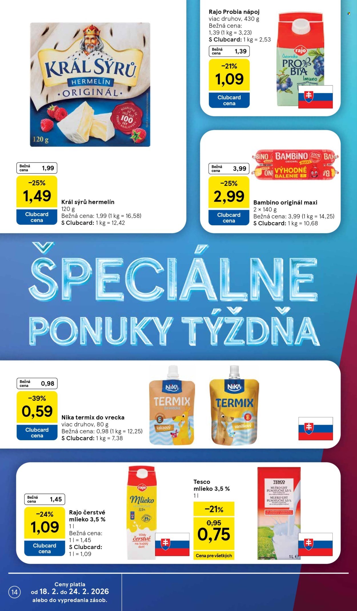 TESCO leták - Od stredy 18.2.2026 (2026-02-18 - 2026-02-24) | 14