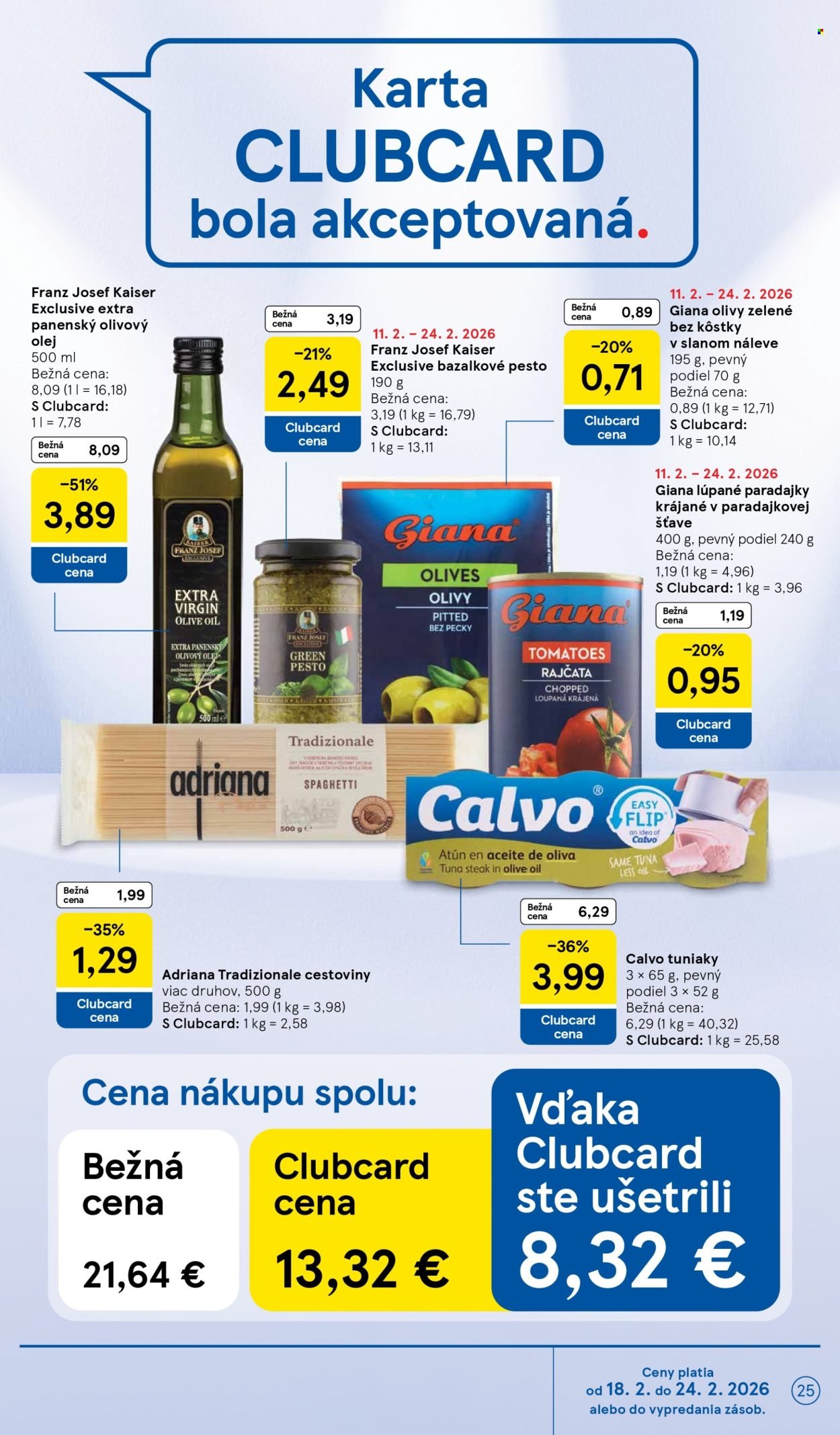 TESCO leták - Od stredy 18.2.2026 (2026-02-18 - 2026-02-24) | 25