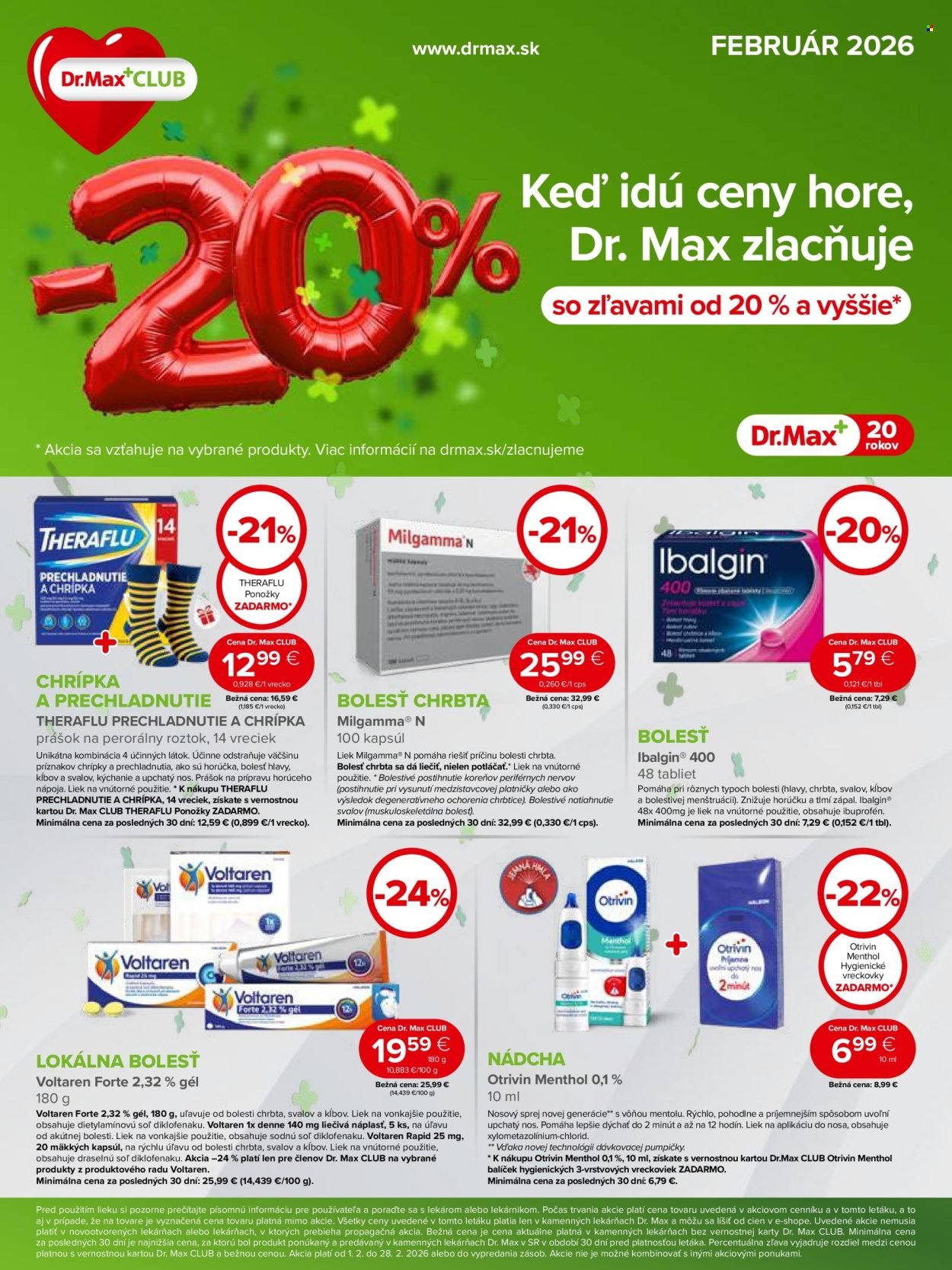 DR. MAX leták - Od nedele 1.2.2026 (2026-02-01 - 2026-02-28) | 1