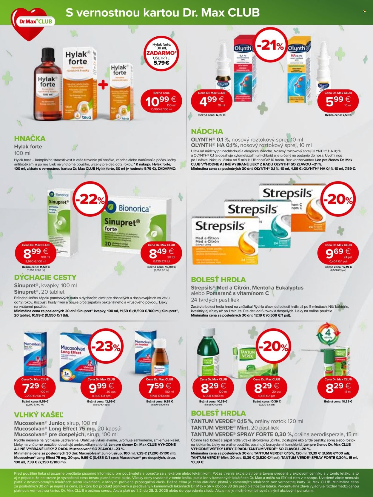 DR. MAX leták - Od nedele 1.2.2026 (2026-02-01 - 2026-02-28) | 2
