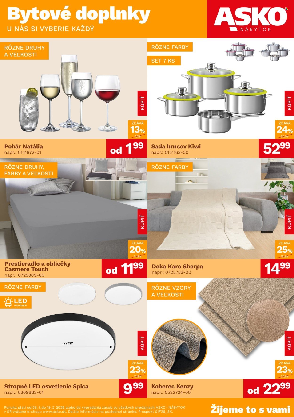 ASKO NÁBYTOK leták - Bytové doplnky za skvelé ceny (2026-01-29 - 2026-02-18) | 1