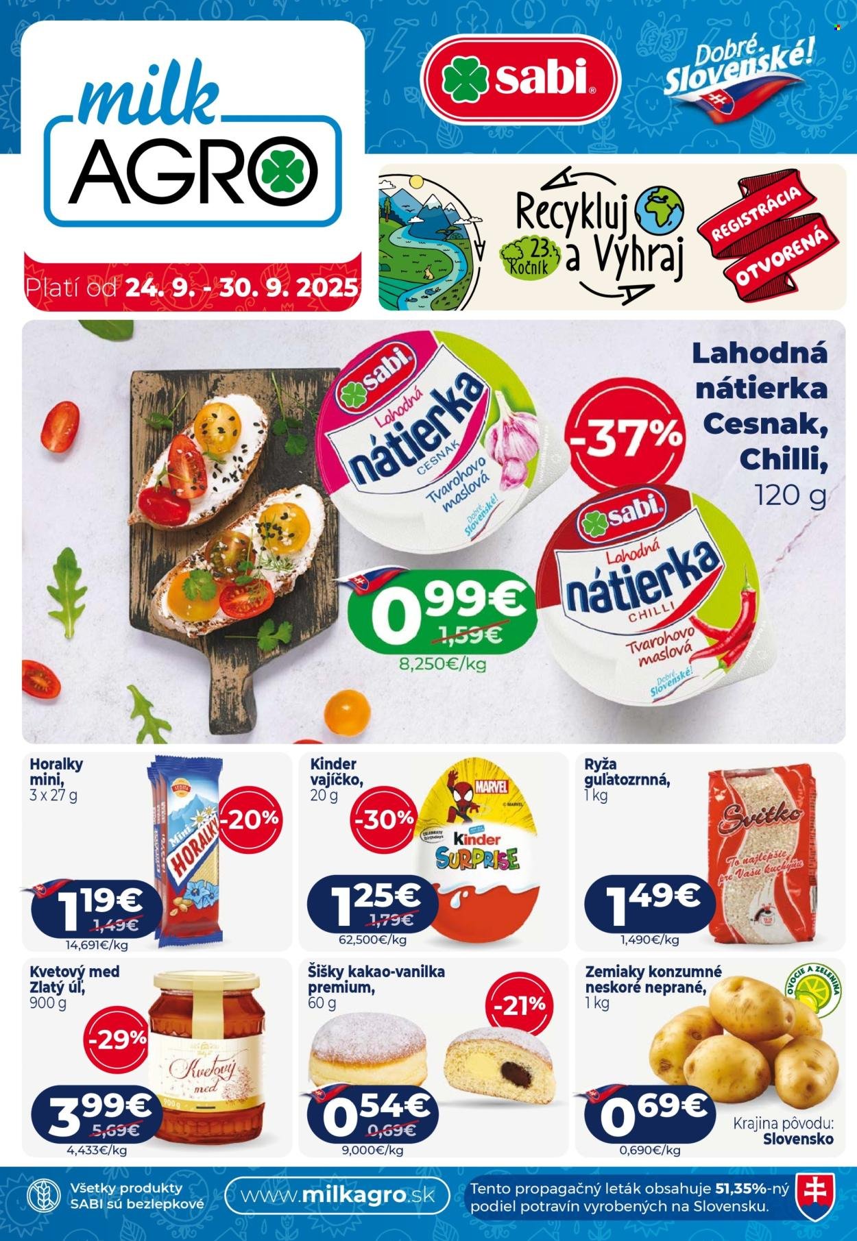 MILK AGRO leták - Aktuálny leták (2025-09-24 - 2025-09-30) | 1