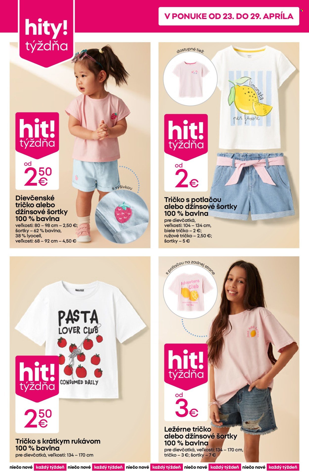 PEPCO leták - Tričká a šortky (2026-04-23 - 2026-04-29) | 2