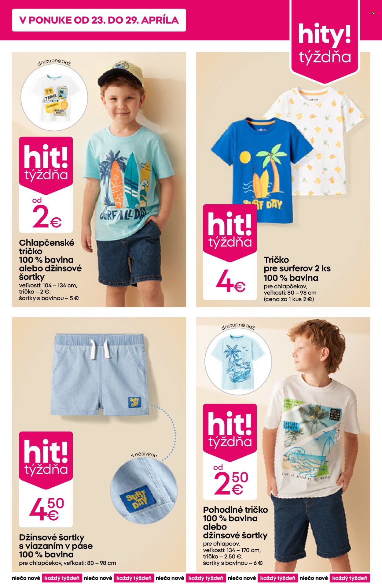 PEPCO leták - Tričká a šortky (2026-04-23 - 2026-04-29) | 3