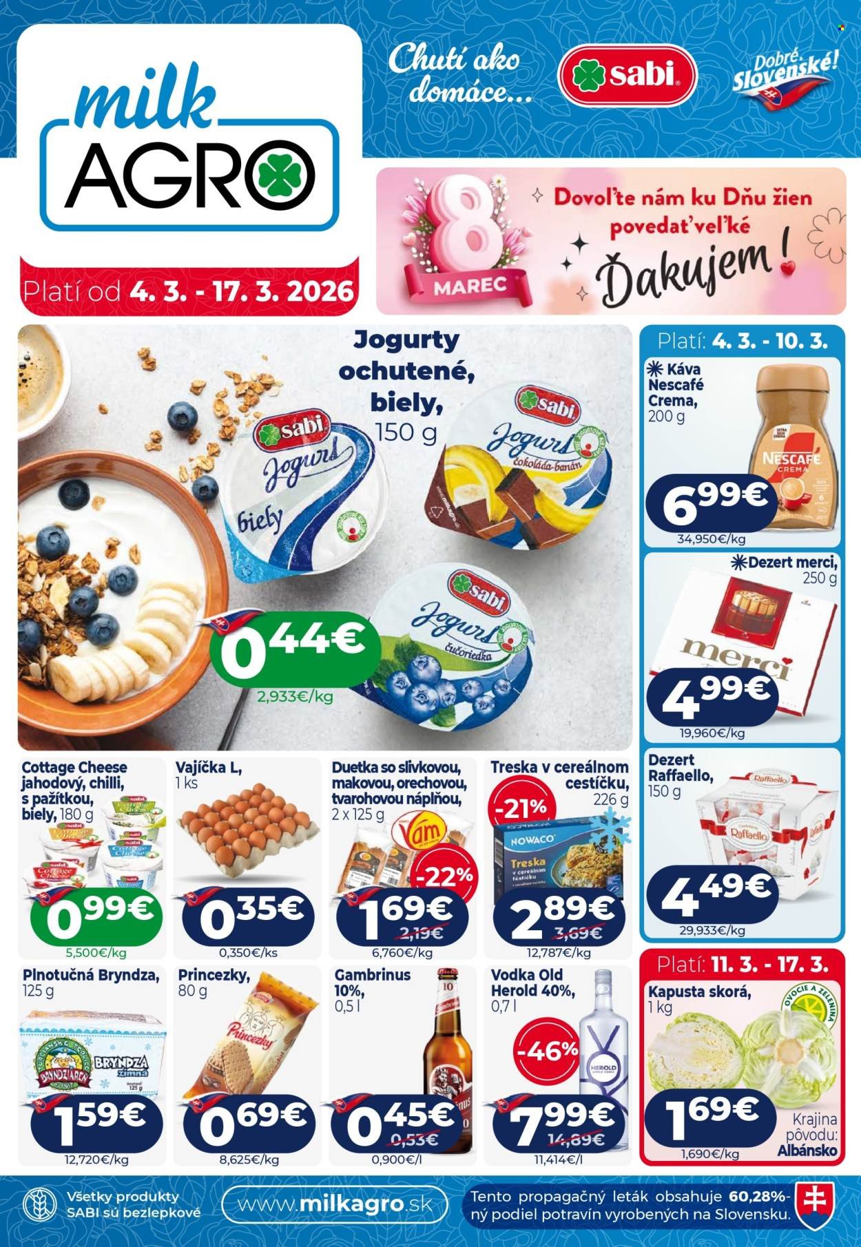 MILK AGRO leták - Od stredy 4.3.2026 (2026-03-04 - 2026-03-17) | 1