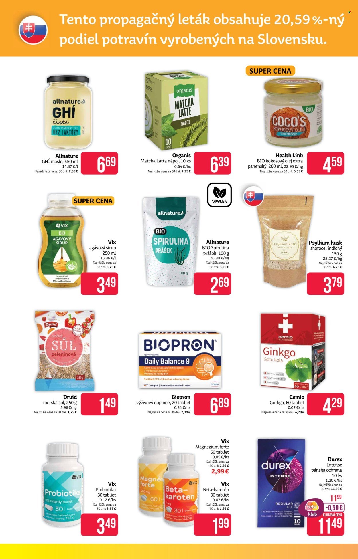 TETA DROGERIE leták - Od pondelka 22.6.2026