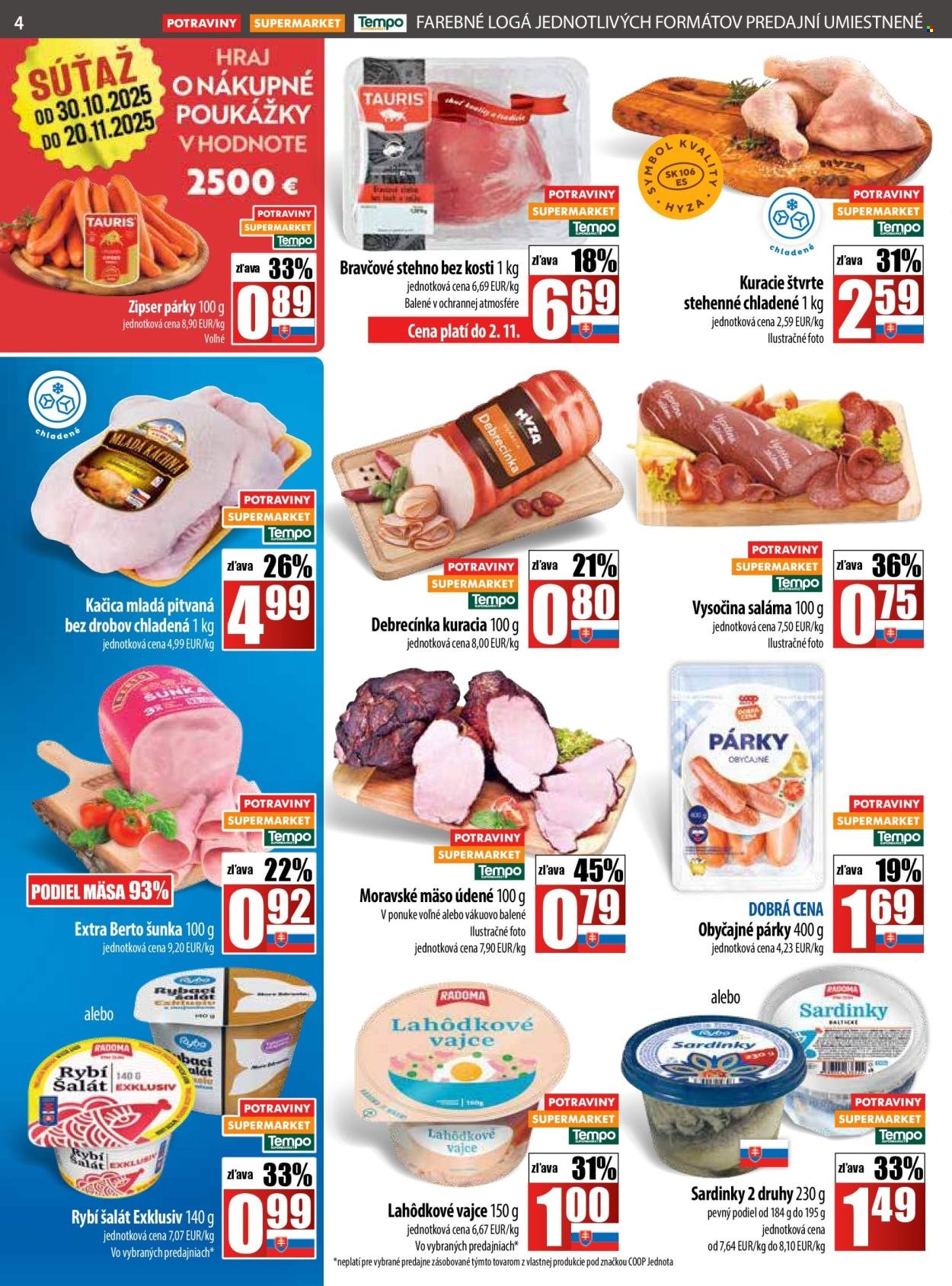 COOP JEDNOTA leták - Od štvrtka 30.10.2025 (2025-10-30 - 2025-11-05) | 4