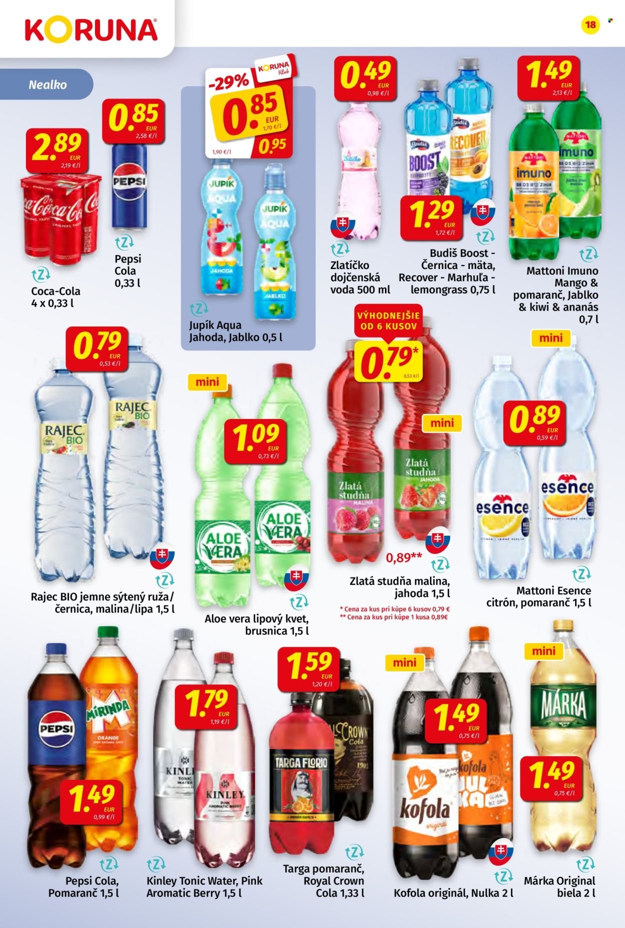 POTRAVINY KORUNA leták - Od piatka 14.8.2026