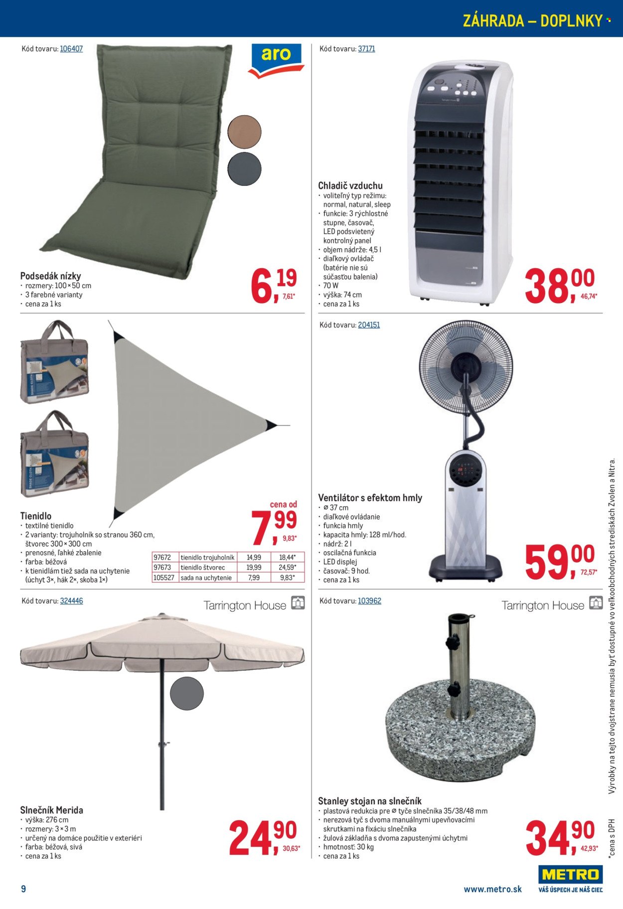 METRO leták - Vonkajšie vybavenie (2026-04-08 - 2026-05-05) | 9