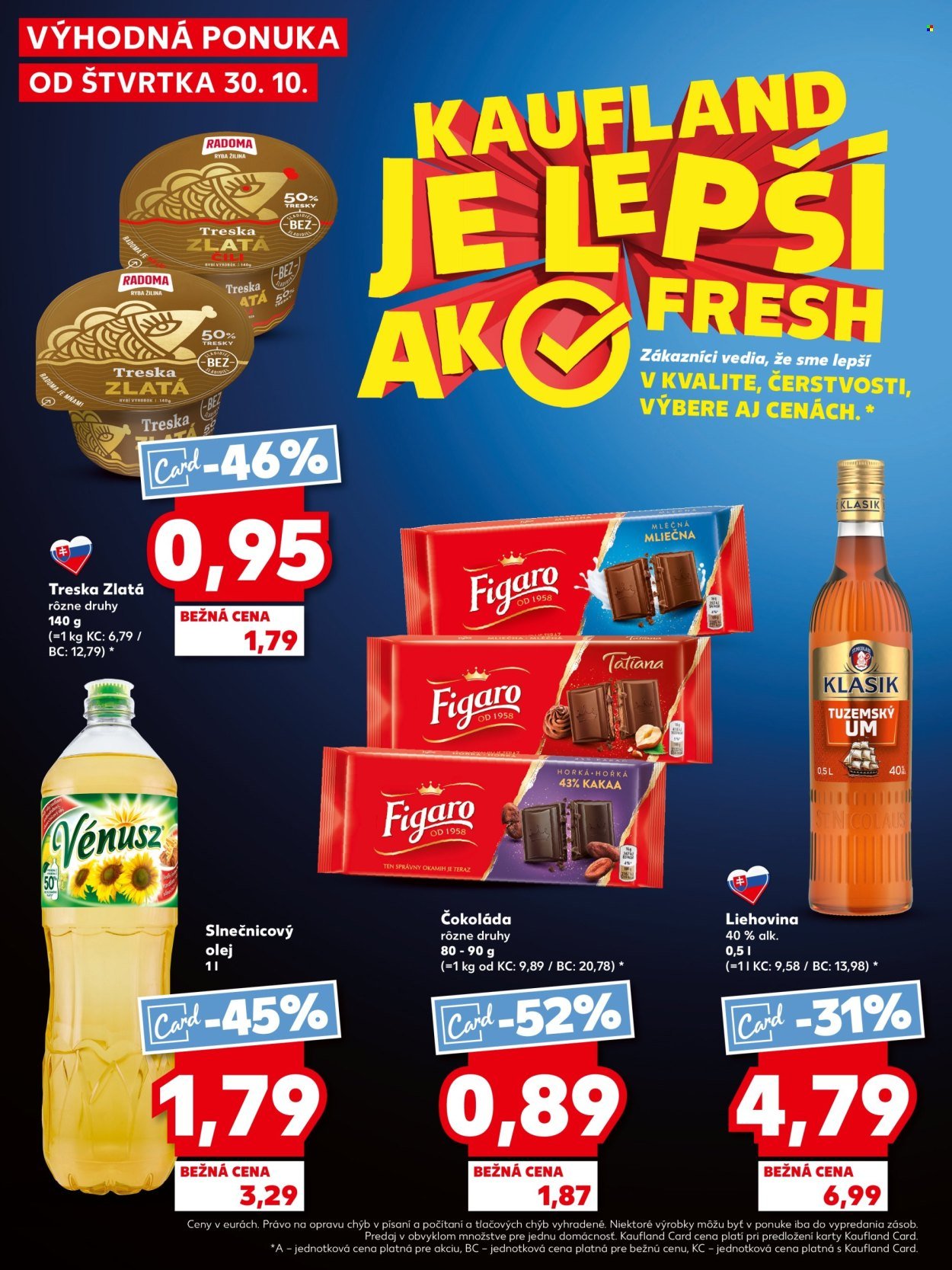 KAUFLAND leták - KAUFLAND JE LEPŠÍ AKO FRESH (2025-10-30 - 2025-11-05) | 2