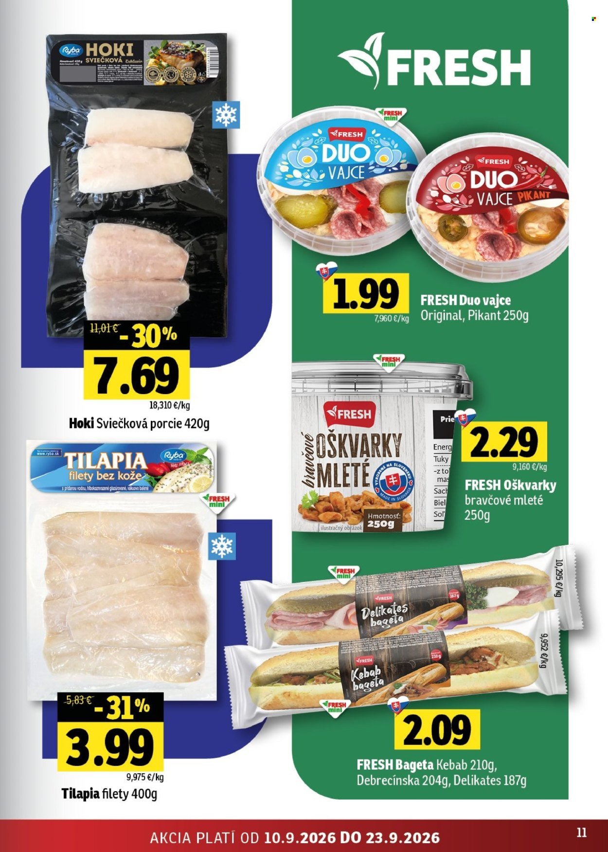 FRESH leták - Stredné a západné Slovensko