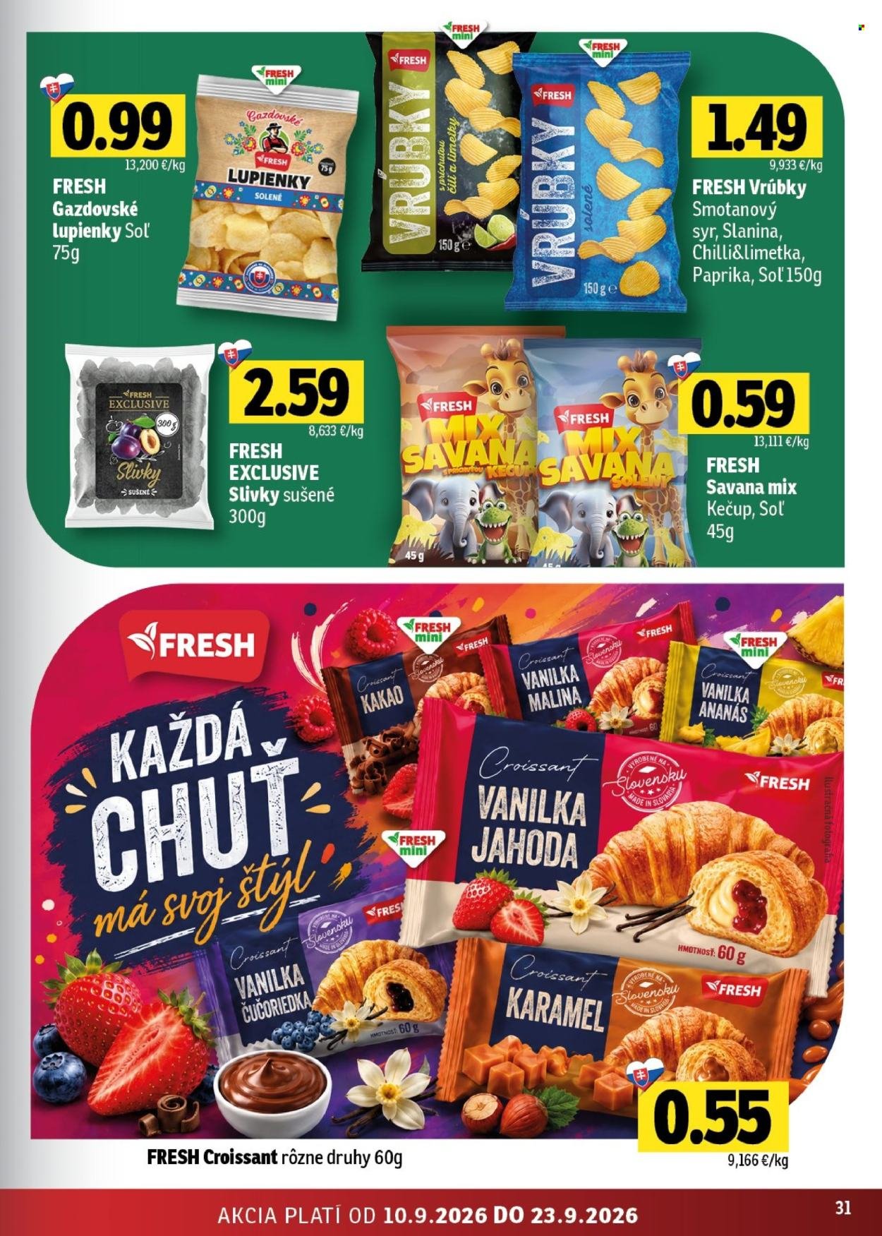 FRESH leták - Stredné a západné Slovensko