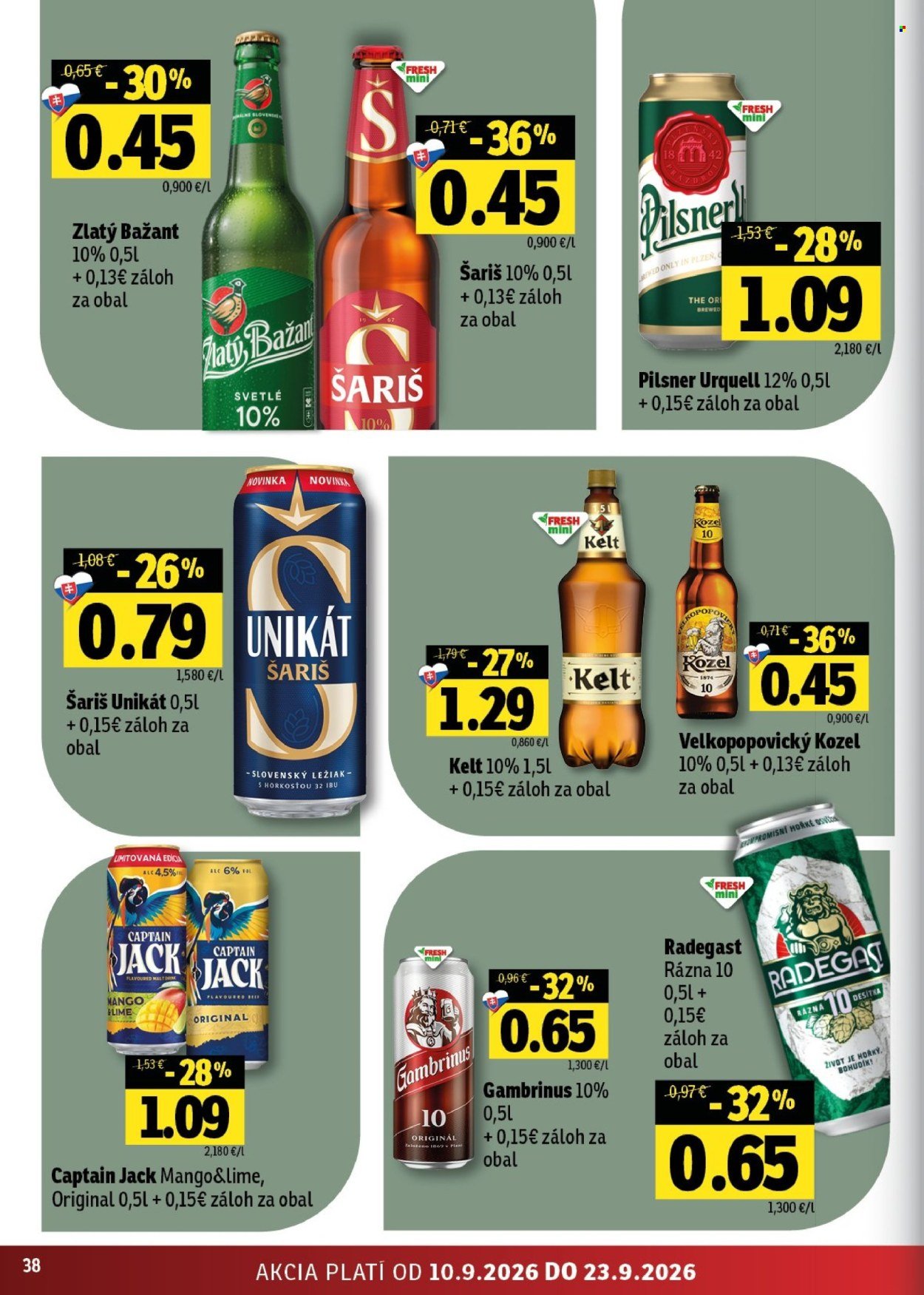 FRESH leták - Stredné a západné Slovensko
