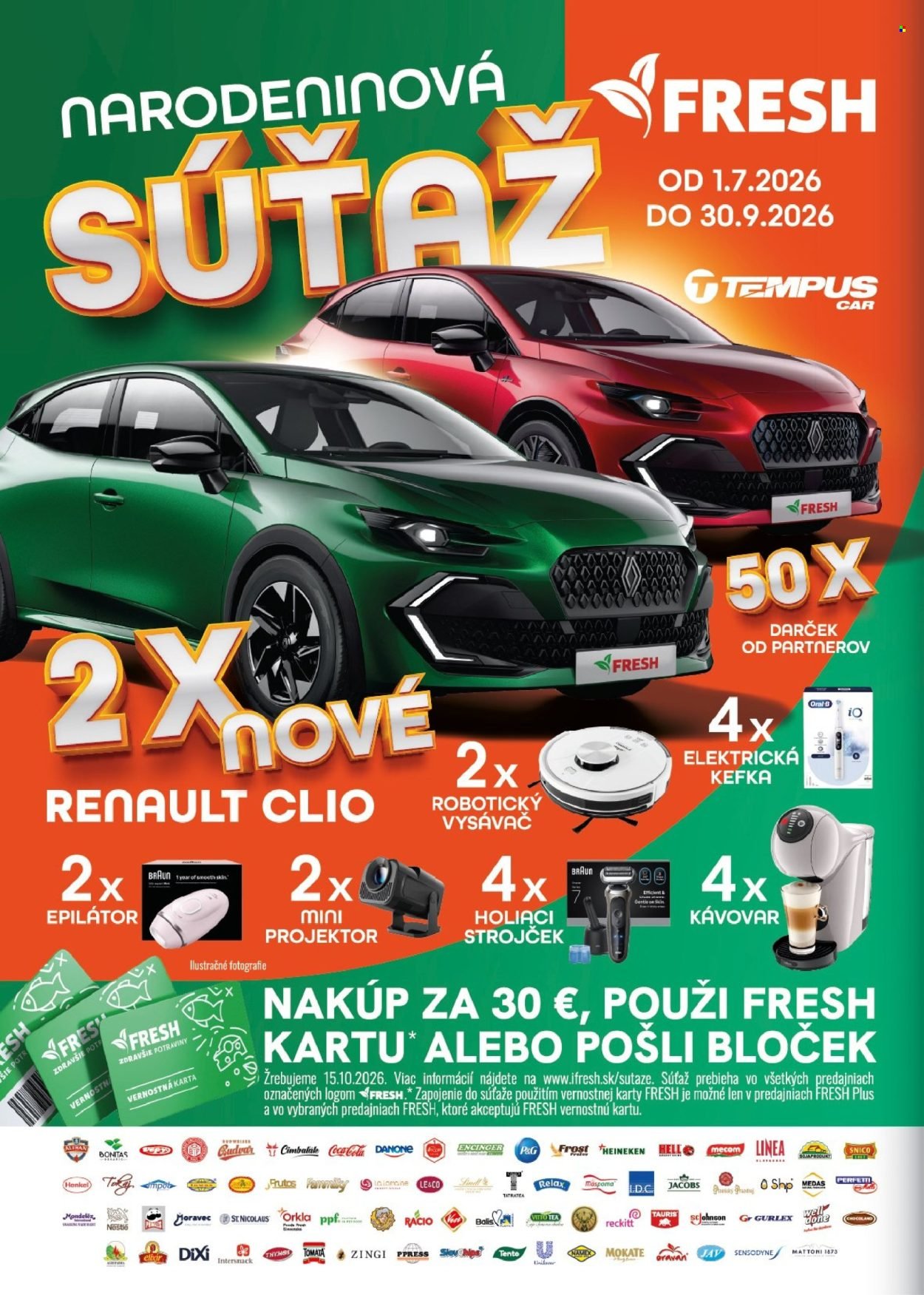 FRESH leták - Stredné a západné Slovensko
