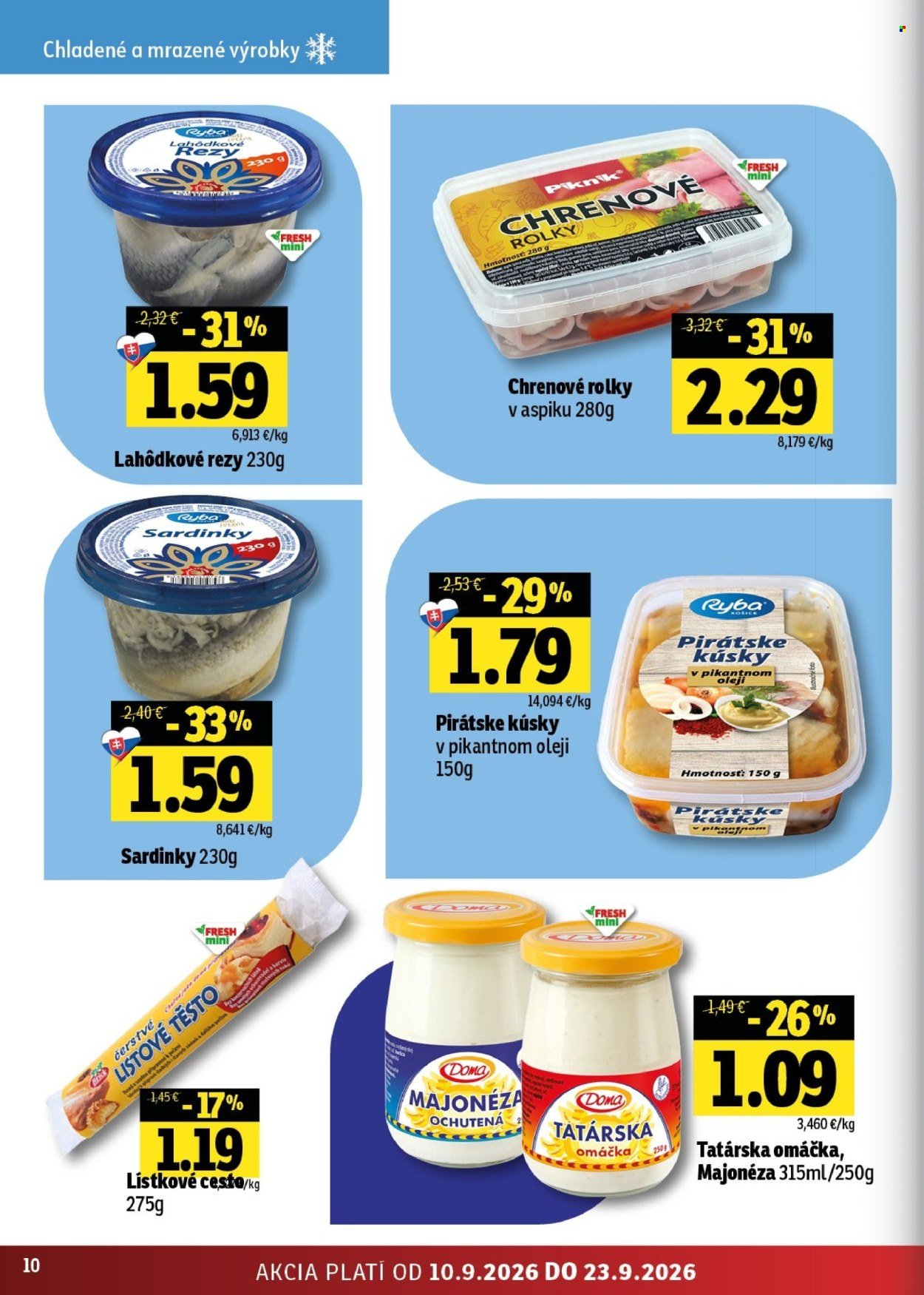 FRESH leták - Stredné a západné Slovensko