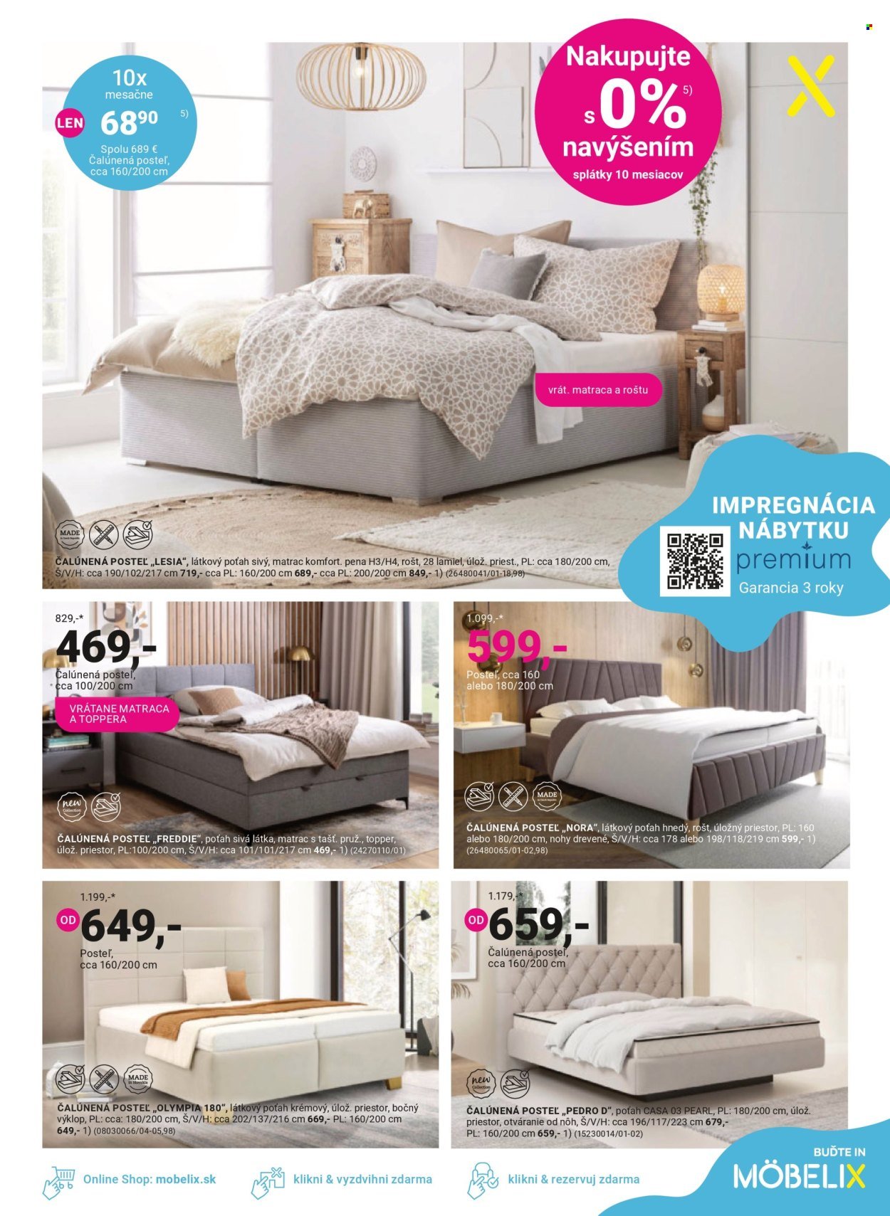 MÖBELIX leták - OKAMŽITÁ ZĽAVA VO VÝŠKE DPH - 23% (2025-10-27 - 2025-11-09) | 3