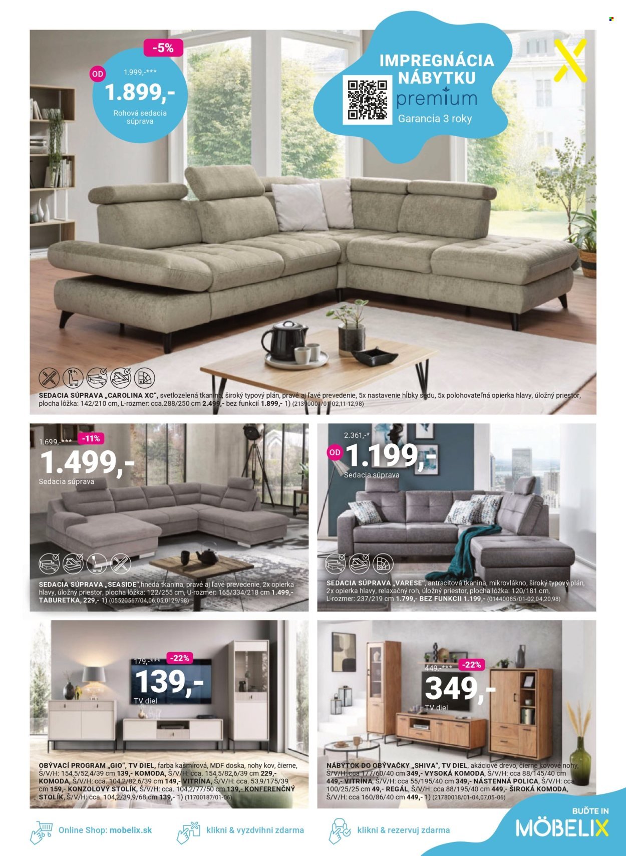 MÖBELIX leták - OKAMŽITÁ ZĽAVA VO VÝŠKE DPH - 23% (2025-10-27 - 2025-11-09) | 7