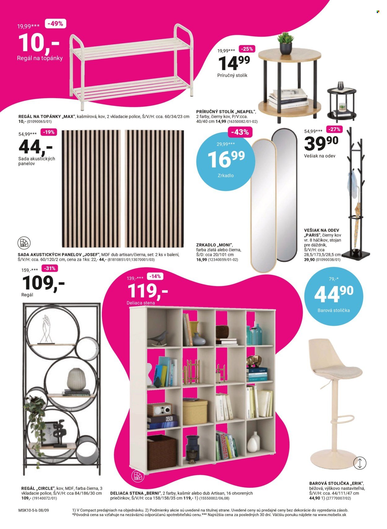 MÖBELIX leták - OKAMŽITÁ ZĽAVA VO VÝŠKE DPH - 23% (2025-10-27 - 2025-11-09) | 8
