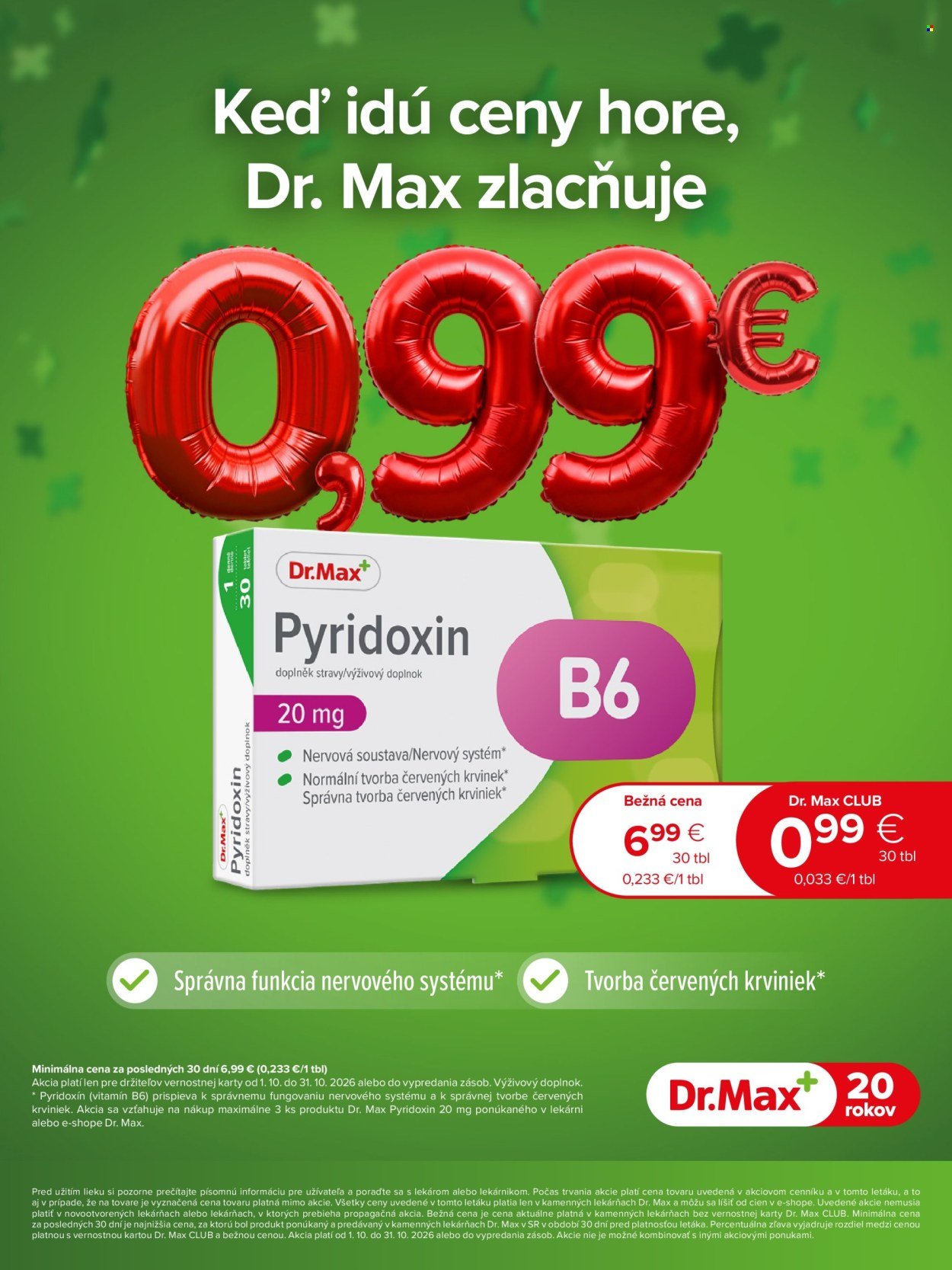 DR. MAX leták - Od štvrtka 1.10.2026