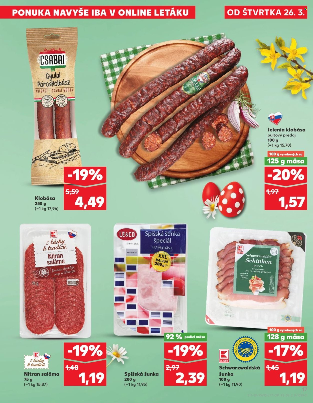 KAUFLAND leták - Od štvrtka 26.3.2026 (2026-03-26 - 2026-03-31) | 17