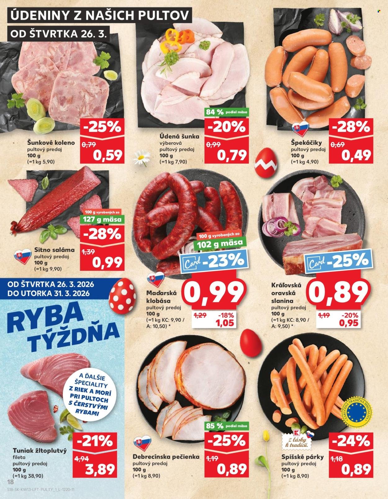 KAUFLAND leták - Od štvrtka 26.3.2026 (2026-03-26 - 2026-03-31) | 18