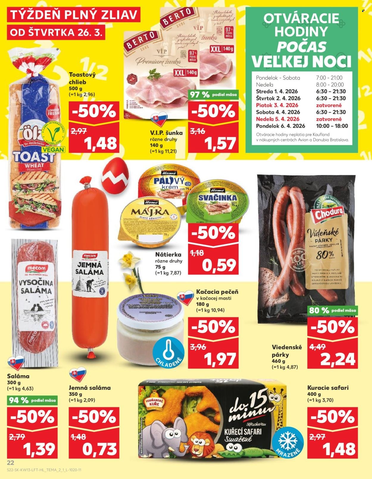 KAUFLAND leták - Od štvrtka 26.3.2026 (2026-03-26 - 2026-03-31) | 22
