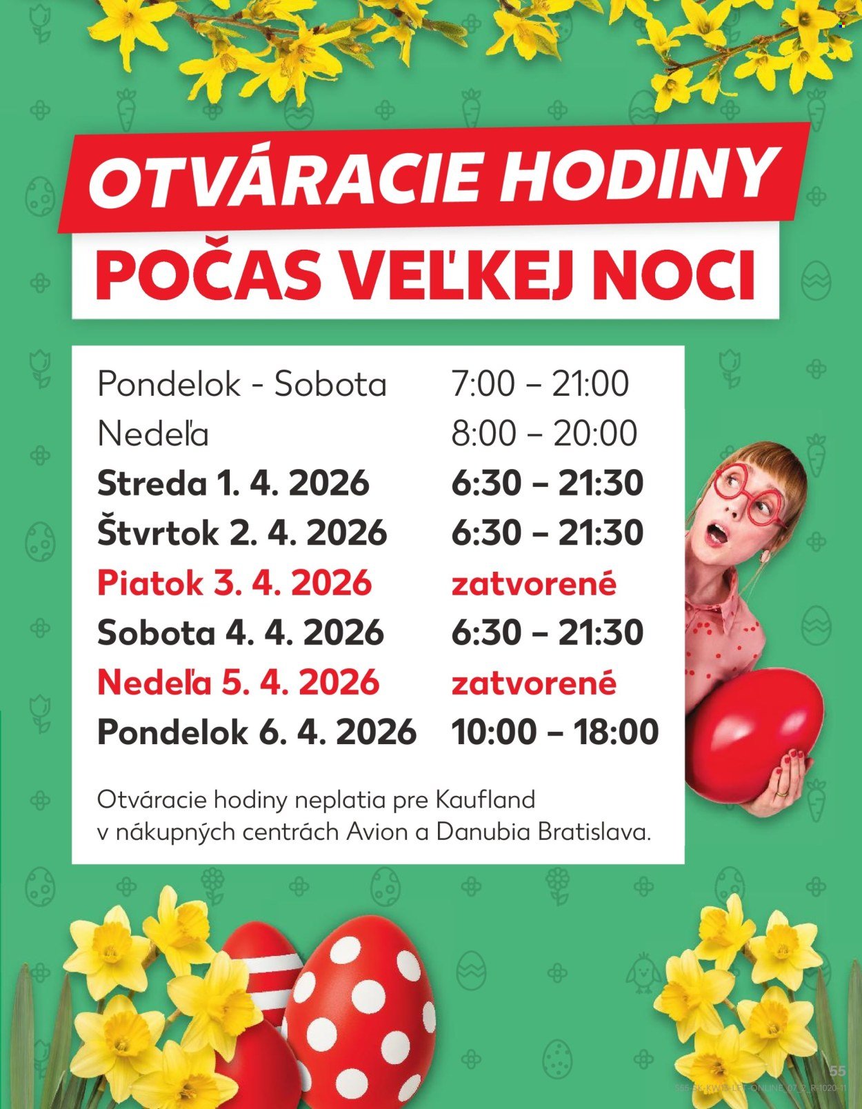 KAUFLAND leták - Od štvrtka 26.3.2026 (2026-03-26 - 2026-03-31) | 55
