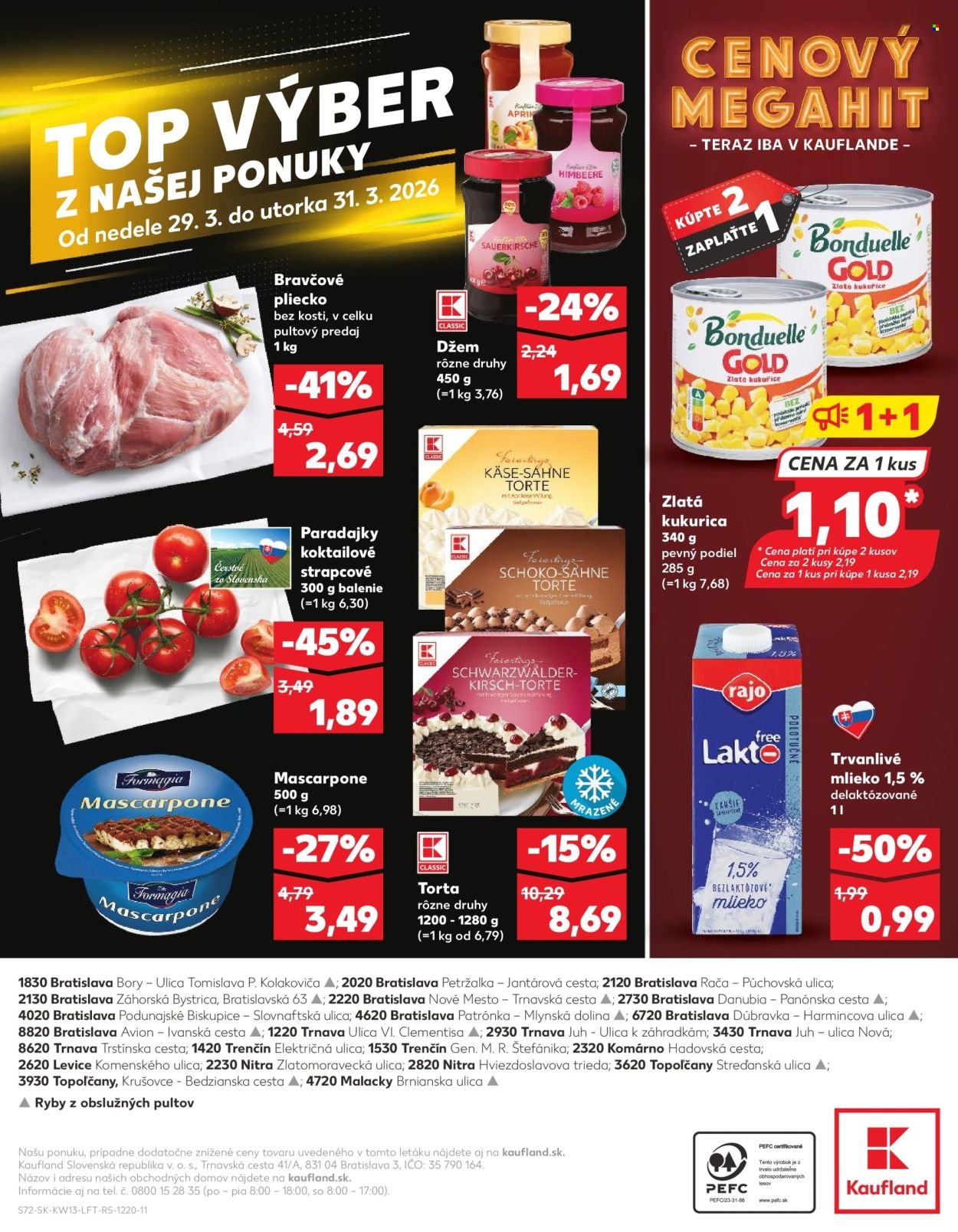 KAUFLAND leták - Od štvrtka 26.3.2026 (2026-03-26 - 2026-03-31) | 72