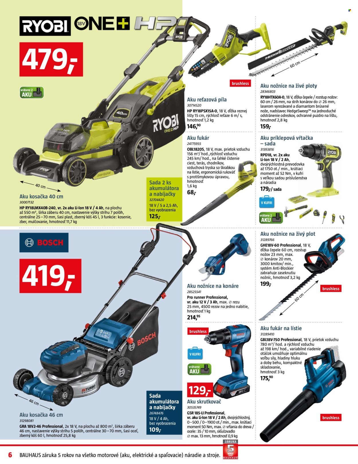 BAUHAUS leták - Aktuálna ponuka (2026-03-09 - 2026-04-05) | 6