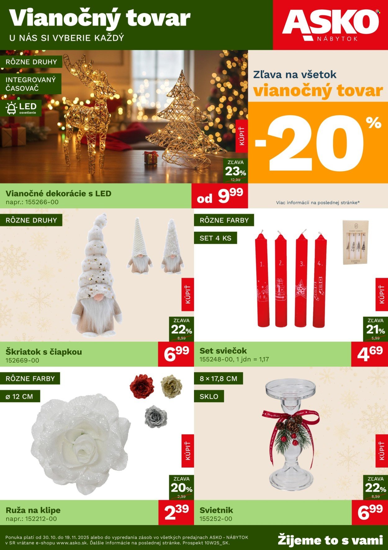 ASKO NÁBYTOK leták - Vianočný leták (2025-10-30 - 2025-11-19) | 1