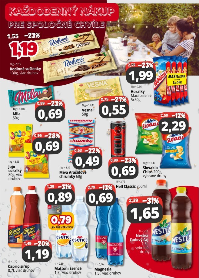 CBA KOMFOS leták - Super ceny - Výhodne každý deň!