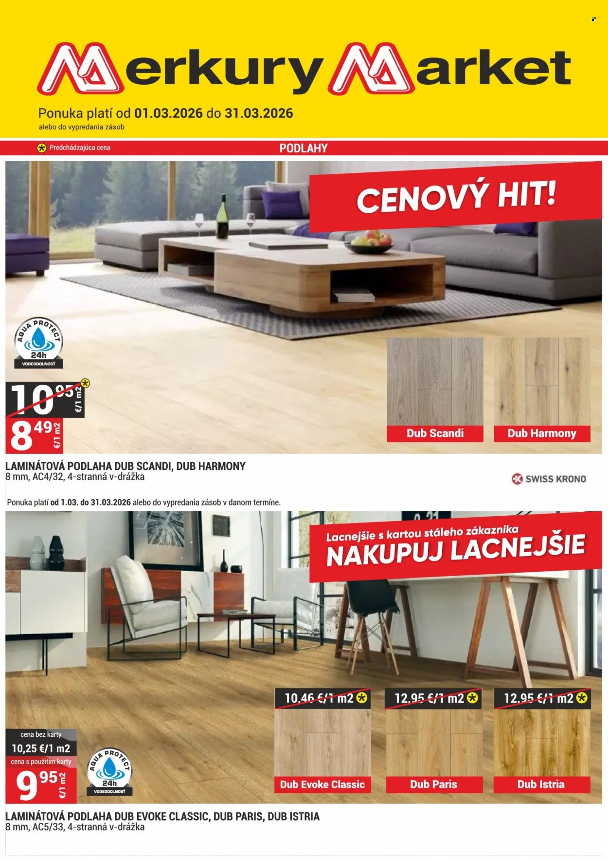 MERKURY MARKET leták - CENOVÝ HIT! (2026-03-01 - 2026-03-31) | 1