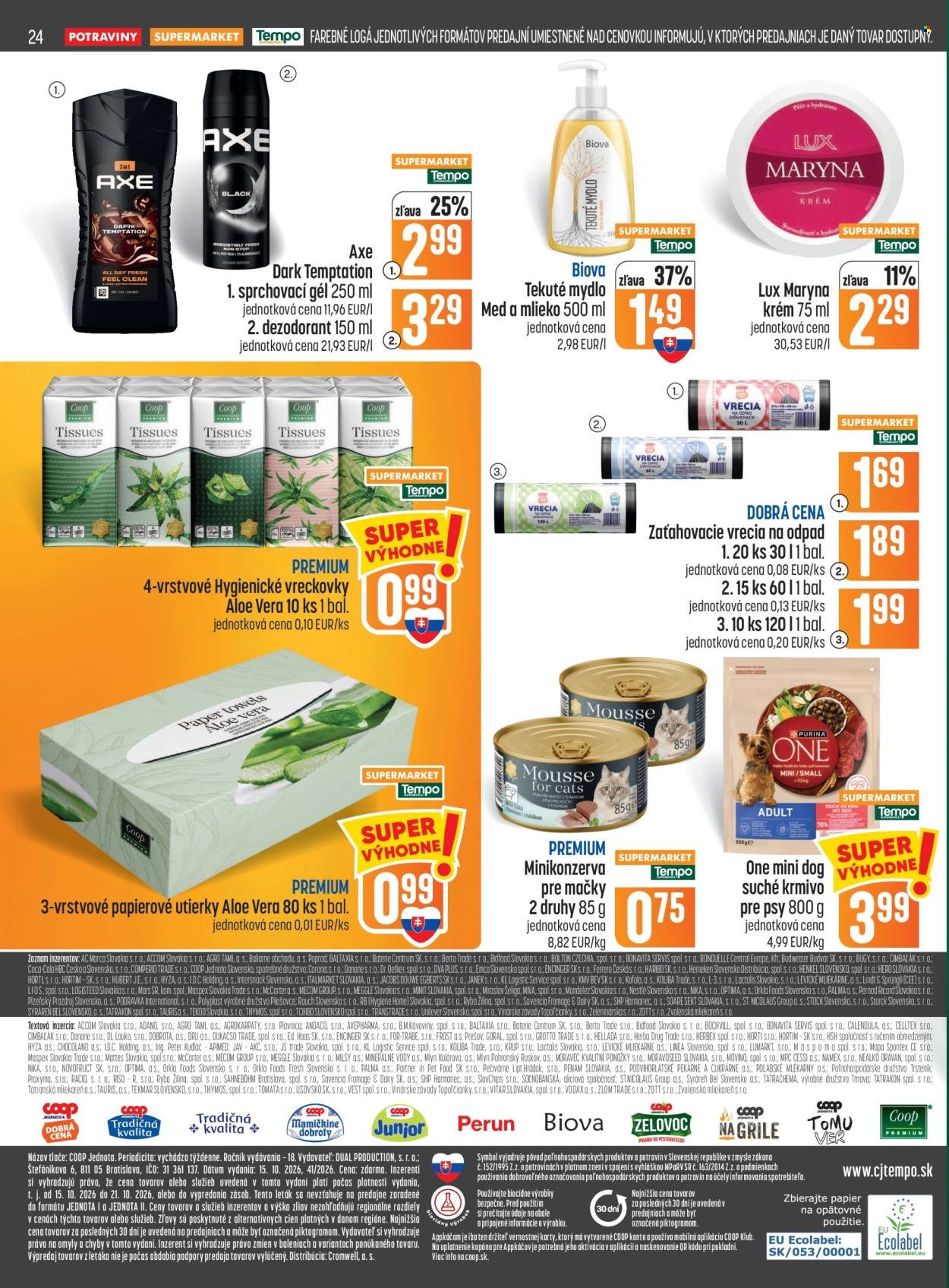COOP JEDNOTA leták - Od štvrtka 15.10.2026