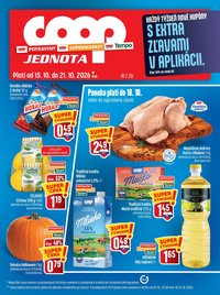 COOP JEDNOTA leták - Od štvrtka 15.10.2026