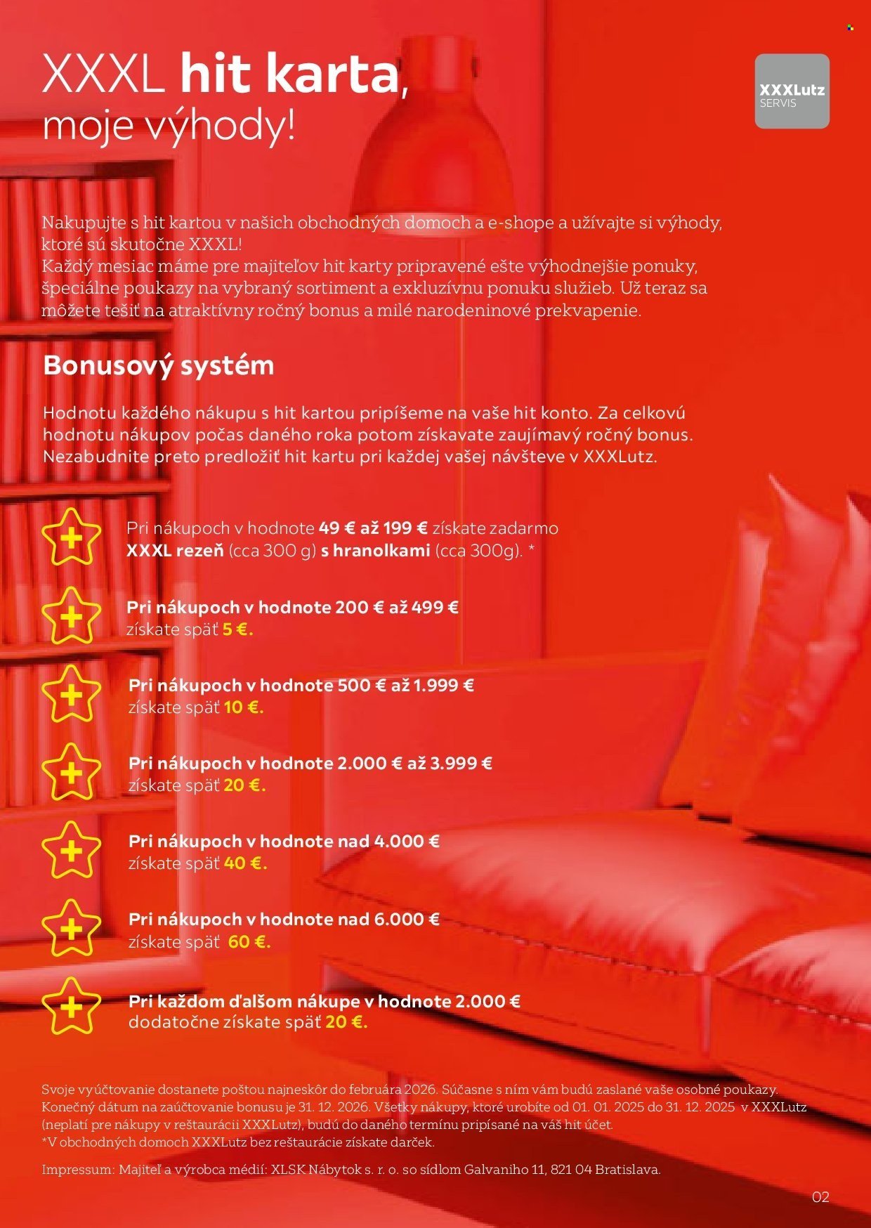 XXXLUTZ leták - Byť verným zákazníkom sa naozaj oplatí (2025-08-01 - 2026-01-31) | 2