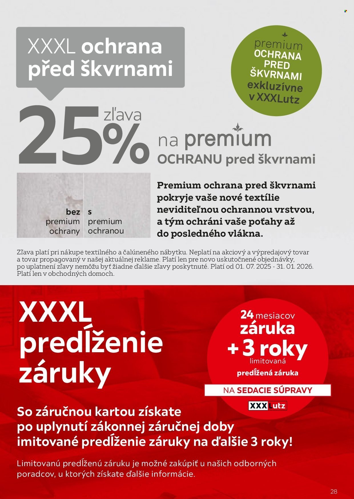 XXXLUTZ leták - Byť verným zákazníkom sa naozaj oplatí (2025-08-01 - 2026-01-31) | 28