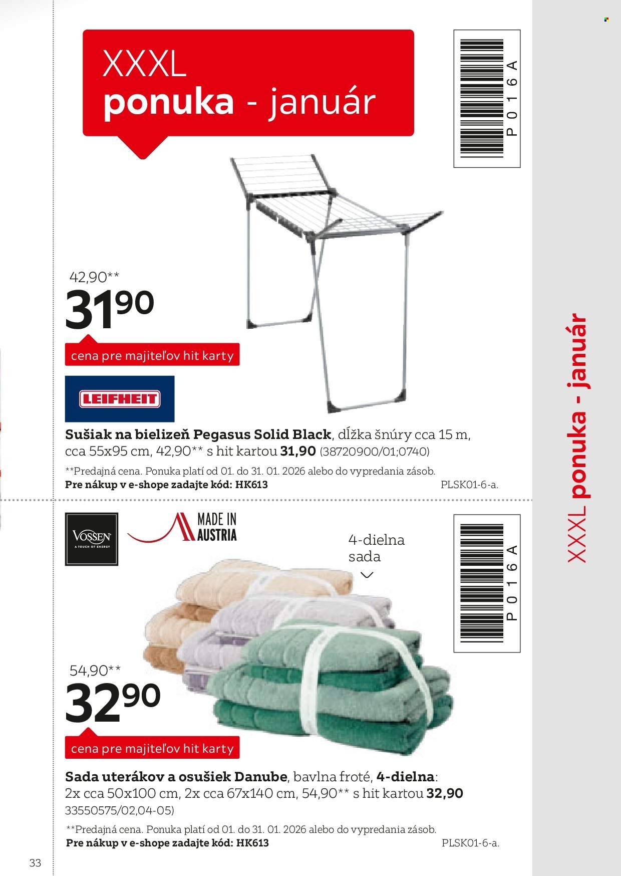 XXXLUTZ leták - Byť verným zákazníkom sa naozaj oplatí (2025-08-01 - 2026-01-31) | 33