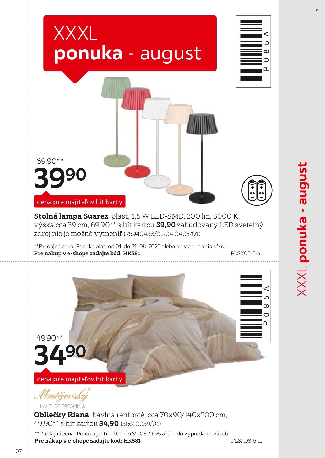 XXXLUTZ leták - Byť verným zákazníkom sa naozaj oplatí (2025-08-01 - 2026-01-31) | 7