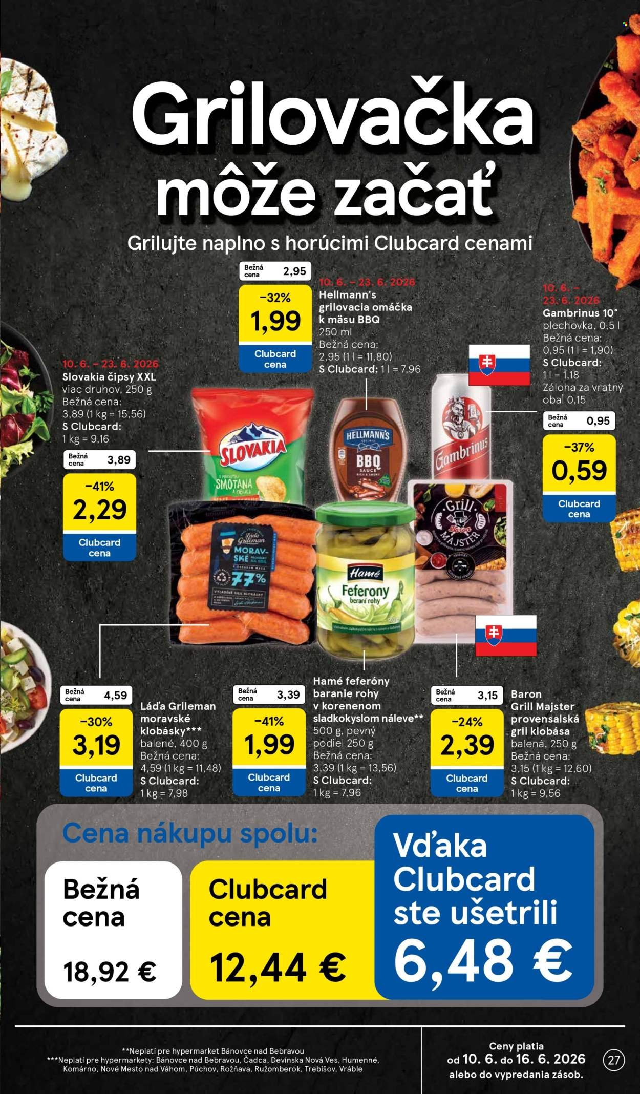 TESCO leták - Od stredy 10.6.2026