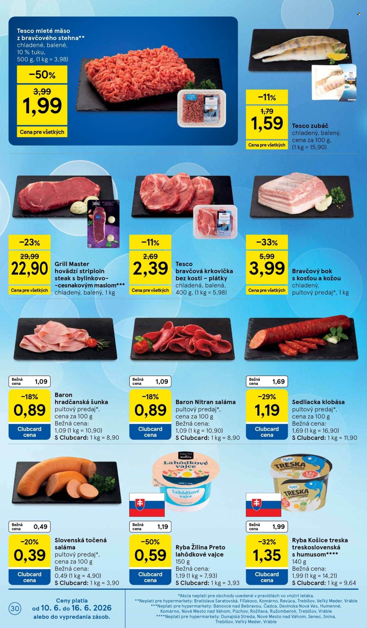 TESCO leták - Od stredy 10.6.2026