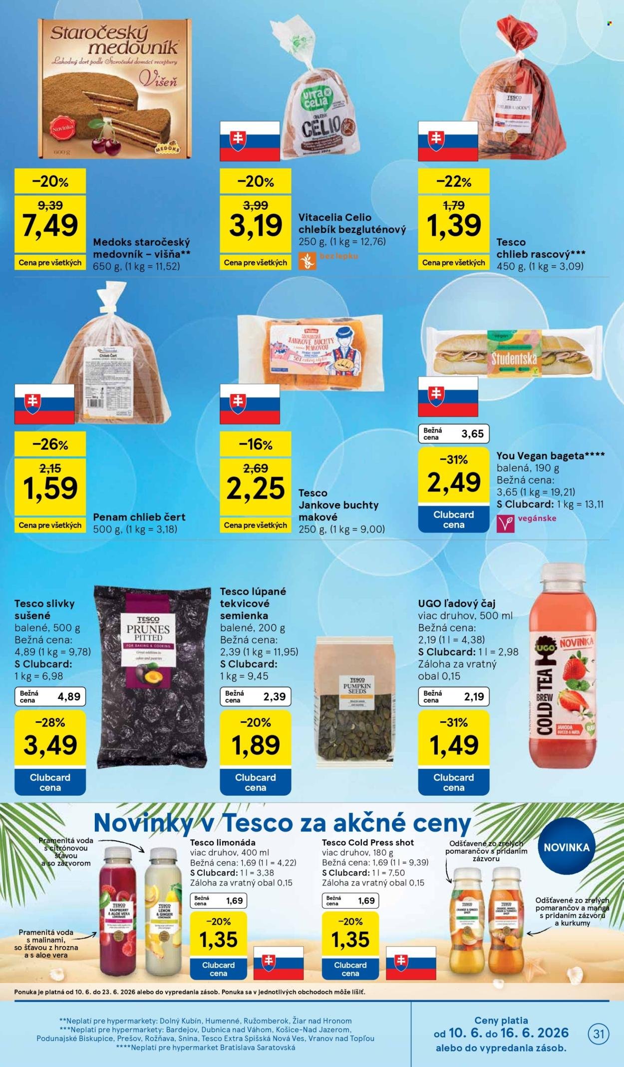 TESCO leták - Od stredy 10.6.2026