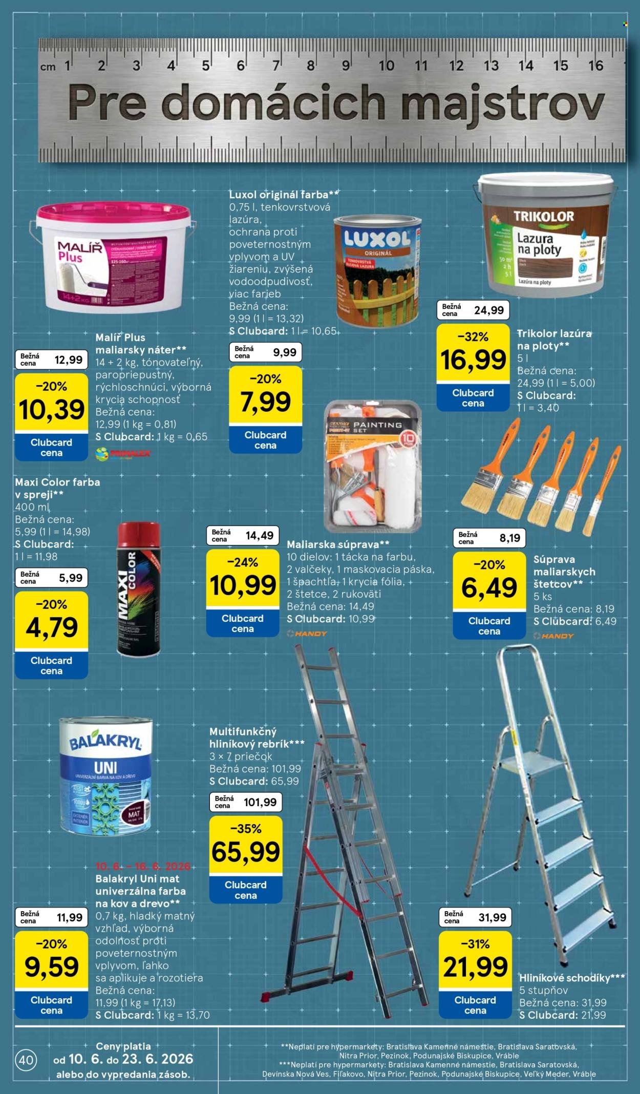 TESCO leták - Od stredy 10.6.2026